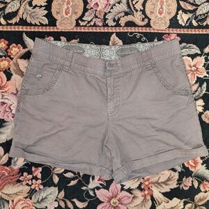 Women's Y2K Brown Jean Shorts